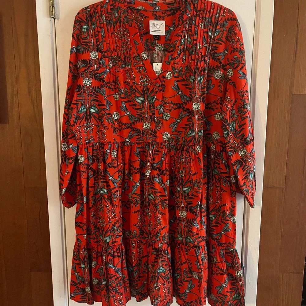 Anthropologie Kelly Louise Judd Whimsical Flannel Sleep Dress - Picture 2 of 9